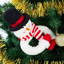 Load image into Gallery viewer, 2-Pack: Christmas Curtain Buckle Doll Santa & Snowman