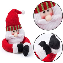 Load image into Gallery viewer, 2-Pack: Christmas Curtain Buckle Doll Santa & Snowman