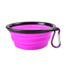 Load image into Gallery viewer, 2-Pack: Collapsible Food Water Travel Bowl