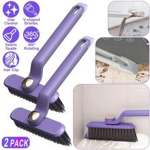 Load image into Gallery viewer, 2-Pack: Crevice Cleaning Brush Stiff Bristle Brush Gap Cleaner