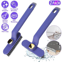 Load image into Gallery viewer, 2-Pack: Crevice Cleaning Brush Stiff Bristle Brush Gap Cleaner