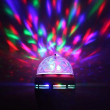 Load image into Gallery viewer, 2-Pack: E27 3W Auto Rotating RGB LED Stage Light