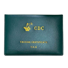 Load image into Gallery viewer, 2-Pack: Faux Leather CDC Vaccination Card Immunization Record Protector Holder