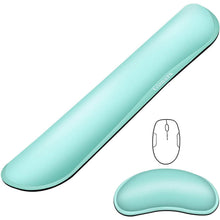 Load image into Gallery viewer, 2-Pack: Gimars Upgrade Enlarge Gel Memory Foam Set Keyboard Wrist Rest Pad