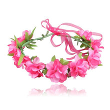 Load image into Gallery viewer, 2-Pack: Girl's Floral Style Polyester Hair Accessories