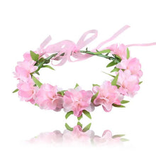 Load image into Gallery viewer, 2-Pack: Girl's Floral Style Polyester Hair Accessories