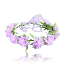 Load image into Gallery viewer, 2-Pack: Girl's Floral Style Polyester Hair Accessories