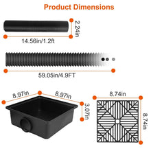 Load image into Gallery viewer, 2-Pack: Gutter Downspout Extension Low Profile No Deep Digging Catch