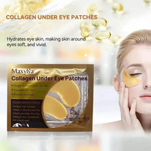 Load image into Gallery viewer, 2-Pack: Hydrating Eye Care Under Eye Crystal Mask Golden Under Eye Patches For Women and Men