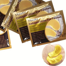 Load image into Gallery viewer, 2-Pack: Hydrating Eye Care Under Eye Crystal Mask Golden Under Eye Patches For Women and Men