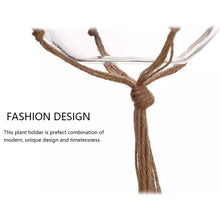 Load image into Gallery viewer, 2-Pack: Indoor Outdoor Hanging Pot Rope Net Macrame Plant Hanger