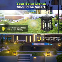 Load image into Gallery viewer, 2-Pack: IP65 Waterproof Solar Outdoor Lights With Flickering Flame
