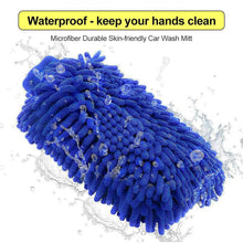 Load image into Gallery viewer, 2-Pack: Large Size Microfiber Car Wash Mitt
