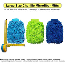 Load image into Gallery viewer, 2-Pack: Large Size Microfiber Car Wash Mitt