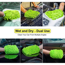 Load image into Gallery viewer, 2-Pack: Large Size Microfiber Car Wash Mitt