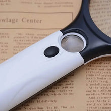 Load image into Gallery viewer, 2-Pack: LED Light 45x Magnifying Glass Lens Mini Pocket Handheld Microscope