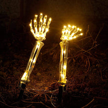 Load image into Gallery viewer, 2-Pack: Light Up Skull Arm Stakes