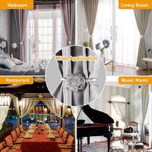 Load image into Gallery viewer, 2-Pack: Magnetic Curtain Tiebacks