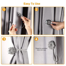 Load image into Gallery viewer, 2-Pack: Magnetic Curtain Tiebacks