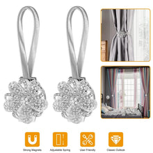 Load image into Gallery viewer, 2-Pack: Magnetic Curtain Tiebacks