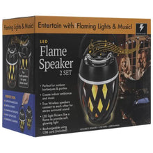 Load image into Gallery viewer, 2-Pack: Power-To-Go True Wireless Stereo Lantern Flame Speakers