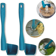 Load image into Gallery viewer, 2-Pack: Rotary Scraper Rotating Spatula Scooping Portioning Food Processor