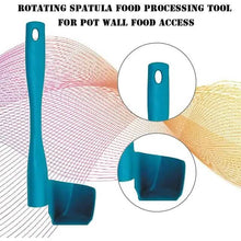 Load image into Gallery viewer, 2-Pack: Rotary Scraper Rotating Spatula Scooping Portioning Food Processor