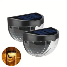 Load image into Gallery viewer, 2-Pack: Solar Fence Deck and Wall Lights