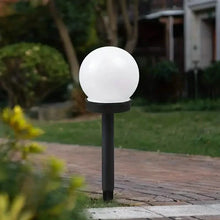 Load image into Gallery viewer, 2-Pack: Solar LED Globe Powered Garden Light