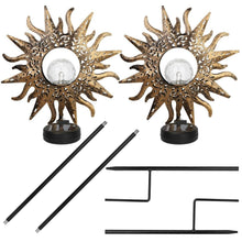 Load image into Gallery viewer, 2-Pack: Solar Powered Glass Globe Stake Lamp
