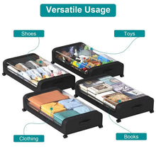 Load image into Gallery viewer, Under-Bed Storage Drawer with Wheels Multipurpose with Clear Window & Label