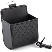 Load image into Gallery viewer, 2-Pack: Universal Car Mobile Phone Bag PU Leather Car Auto Air Outlet Coin Bag Case