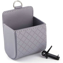 Load image into Gallery viewer, 2-Pack: Universal Car Mobile Phone Bag PU Leather Car Auto Air Outlet Coin Bag Case