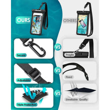 Load image into Gallery viewer, 2-Pack: Universal Mobile Phone Waterproof Case