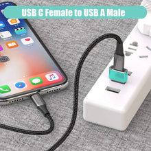 Load image into Gallery viewer, 2-Pack: USB C Female to USB Male Adapter
