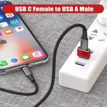 Load image into Gallery viewer, 2-Pack: USB C Female to USB Male Adapter