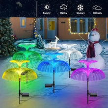 Load image into Gallery viewer, 2-Pack: Waterproof Solar Jellyfish Fiber Optic Light