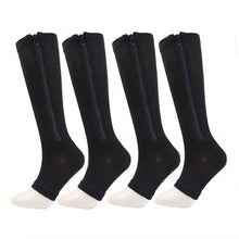 Load image into Gallery viewer, 2-Pairs: Women's Open Toe Sports Compression Socks