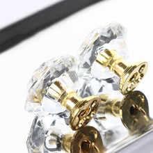 Load image into Gallery viewer, 2 pcs Crystal Knobs Cupboard Drawer Pull Handle Door Knob Diamond Shape Cabinet Knob Home Furniture Accessories Dresser Knobs For Kitchen Furniture Kids Room Cabinet Knobs