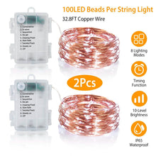 Load image into Gallery viewer, 2-Piece: 100LED Beads String Lights