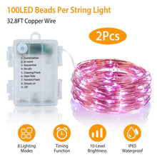 Load image into Gallery viewer, 2-Piece: 100LED Beads String Lights