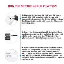 Load image into Gallery viewer, 2-Piece: 2-in-1 USB Wireless Bluetooth Adapter 5.0 Transmitter