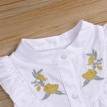 Load image into Gallery viewer, 2-Piece: Baby Girls Outfits Clothes T-Shirt Vest Tops + Shorts Pants