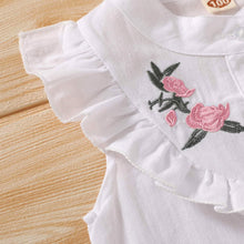 Load image into Gallery viewer, 2-Piece: Baby Girls Outfits Clothes T-Shirt Vest Tops + Shorts Pants