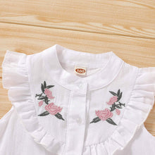 Load image into Gallery viewer, 2-Piece: Baby Girls Outfits Clothes T-Shirt Vest Tops + Shorts Pants