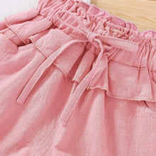 Load image into Gallery viewer, 2-Piece: Baby Girls Outfits Clothes T-Shirt Vest Tops + Shorts Pants