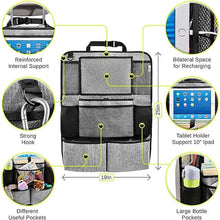 Load image into Gallery viewer, 2-Piece: Car Rear Seat Organizer Storage Bag