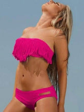 Load image into Gallery viewer, 2-Piece: Fashion Fringe Bikini Swimwear