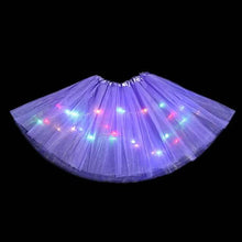 Load image into Gallery viewer, 2-Piece: Girl's Skirt with LED Lights