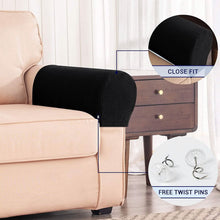Load image into Gallery viewer, 2-Piece: Jacquard Sofa Armrest Slipcover